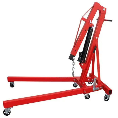 Industrial Hydraulic Floor Crane Application: Construction