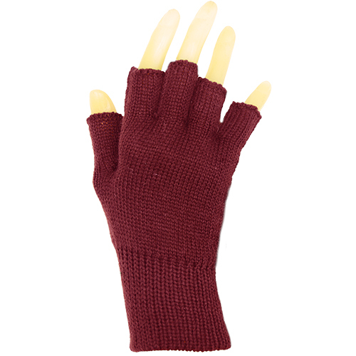 Acrylic Wool  Finger Cut Gloves