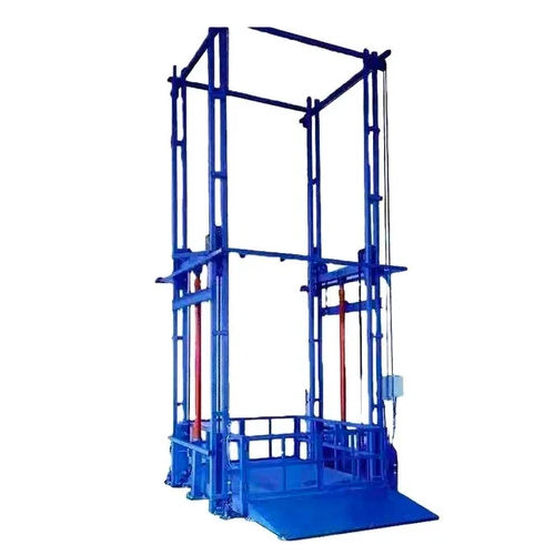 Steel Hydraulic Goods Lift Double Mast