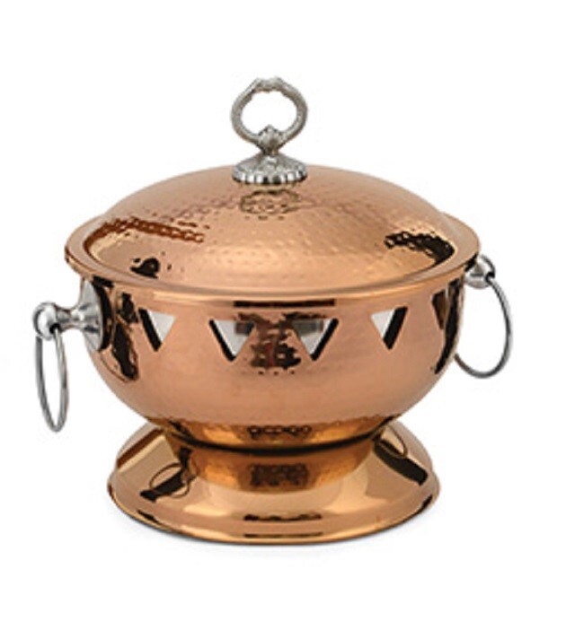 Luxury Food Warmer Stainless Steel Catering Roll Top chafing Dish Buffet Set Golden