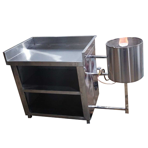 Stainless Steel Rumali Roti Stove With Table