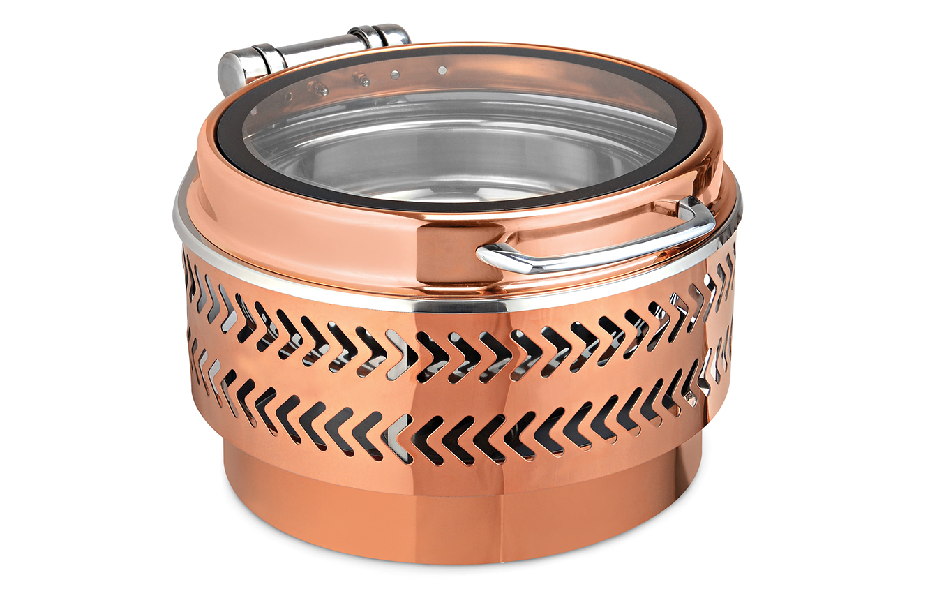 Catering event old stainless steel chafing dish