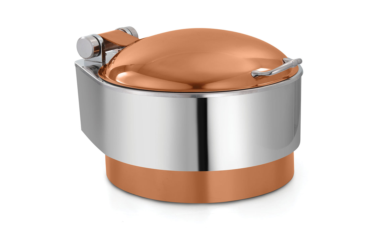 Catering event old stainless steel chafing dish