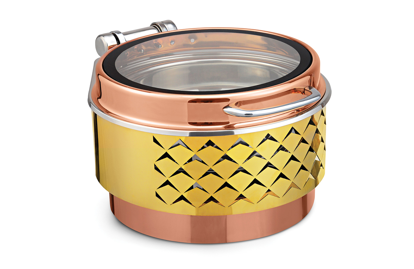 Catering event old stainless steel chafing dish