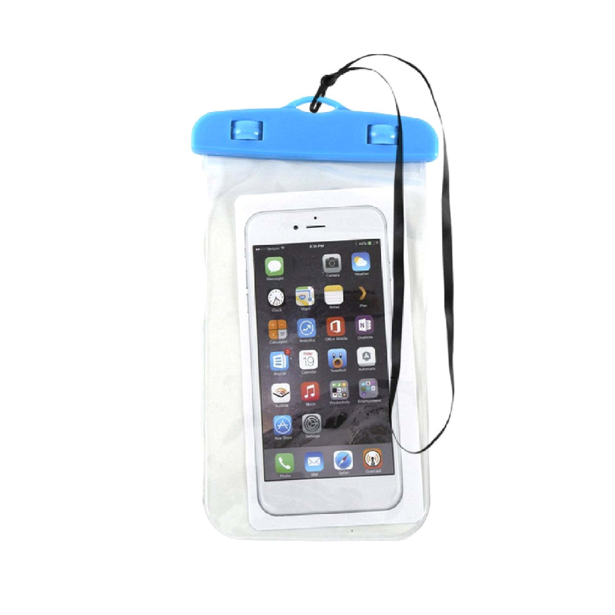 MOBILE WATERPROOF SEALED TRANSPARENT PLASTIC BAG/POUCH COVER FOR ALL MOBILE PHONES (4635)