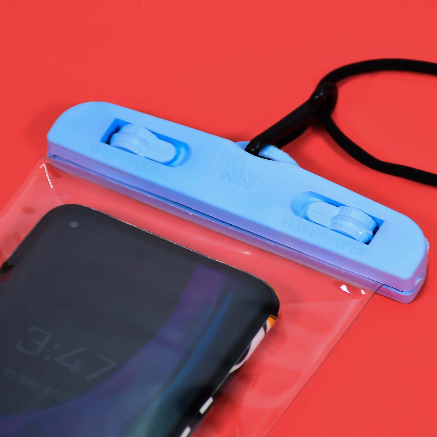 MOBILE WATERPROOF SEALED TRANSPARENT PLASTIC BAG/POUCH COVER FOR ALL MOBILE PHONES (4635)