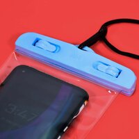 MOBILE WATERPROOF SEALED TRANSPARENT PLASTIC BAG/POUCH COVER FOR ALL MOBILE PHONES (4635)