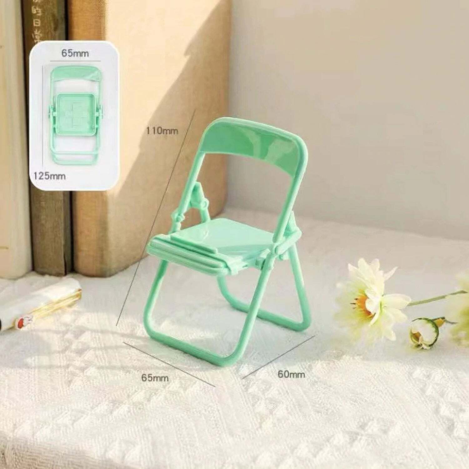 CHAIR STAND WITH BOX AS A MOBILE STAND FOR HOLDING AND SUPPORTING MOBILE PHONES EASILY (4847)