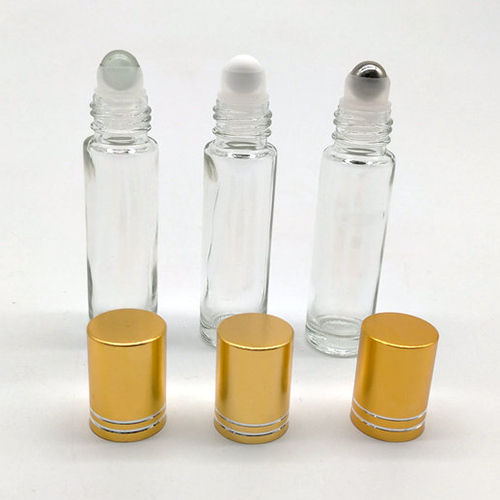 Transparent Clear Roll On Bottle