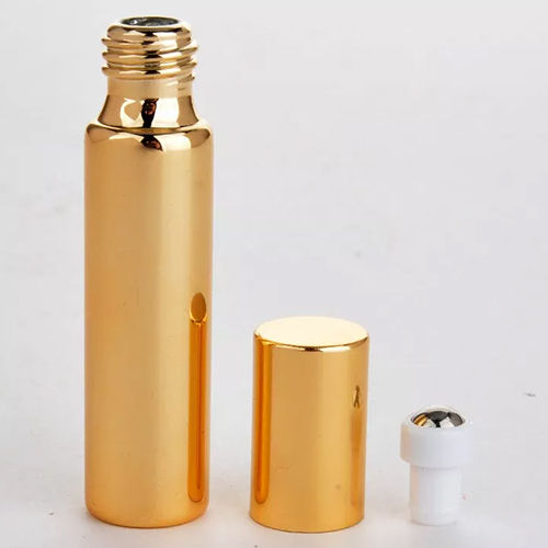 Silver/black/gold/rose Gold Golden Roll On Glass Bottle