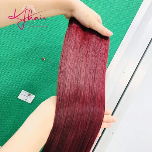 Available All Colors Red Wine Bone Straight Brazilian Human Hair Bundles Extensions