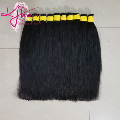 Double Drawn Cuticle Aligned Bulk Virgin Hair