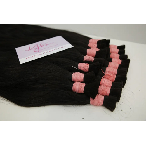 Straight Bulk Vietnam Double Drawn Virgin Human Hair