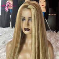 Shiny Full Lace Brazilian Human Hair Wigs