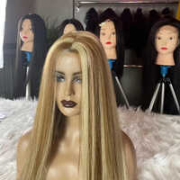 Frontal HD Lace Piano Bone Straight Lace Frontal Human Hair Wigs