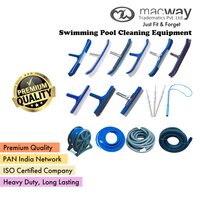 Pool Wall Brush - Plastic Material, Various Sizes Available, Multi-color Options | Effective Swimming Pool Cleaning Tool With 1-year Warranty