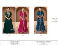 Designer Floor Length Georgette Gown