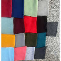 2 Thread Fleece Fabric - Washable Printed Texture, Plain Style For Commercial Use