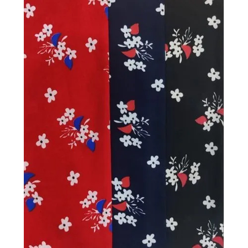 Spun Sinker Printed Fabric