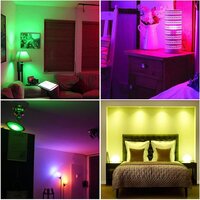 3 in 1 LED Bulb with Bluetooth Speaker Music Light Bulb with Remote Control for Home Bedroom Living Room Party Decoration Holder(Pack of 1)