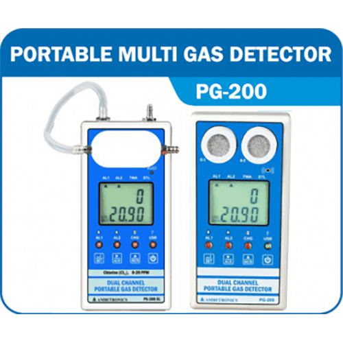 Portable Multi Gas Detectors -Pg-200 - Application: Industrial Safety