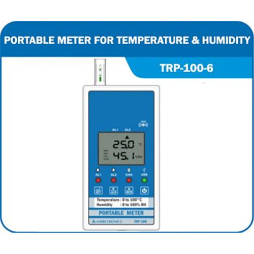 Portable Meter For Temperature- Humidity- Differential Pressure- Dew Point