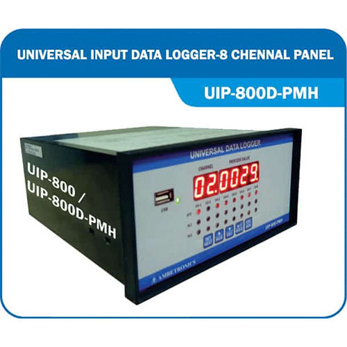 UIP-800D Universal Input Data Logger 8 Ch Panel