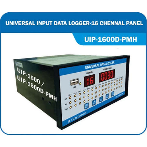 UIP-1600D Universal Input Data Logger 16 Ch Panel