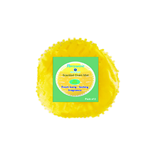 Aurafresh Scented Drain Mat Lime Splash (Pack of 2) - Durable Material, Various Sizes Available, Lime Splash Color | Commercial & Household Application, Manual Function