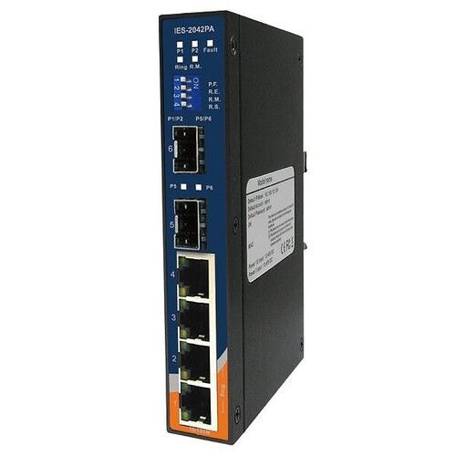 6-port slim type lite-managed Ethernet switch