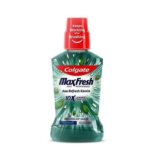 Colgate MaxFresh Plax Mouth Wash Fresh Mint