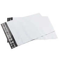 Plastic Courier Security Bags - Color: White
