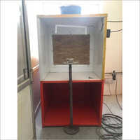 Small Powder Spray Booth - Color: Blue