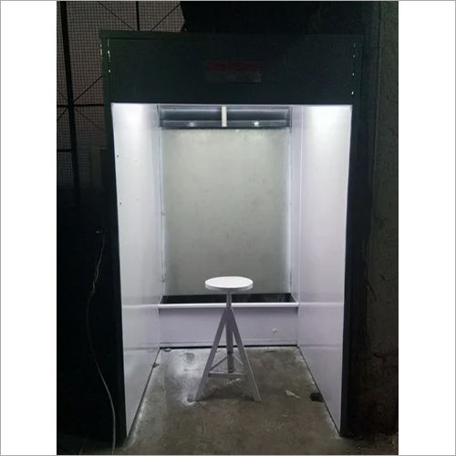 Spray Paint Booth - Electric Power Source, Polishing Surface for Industrial Applications