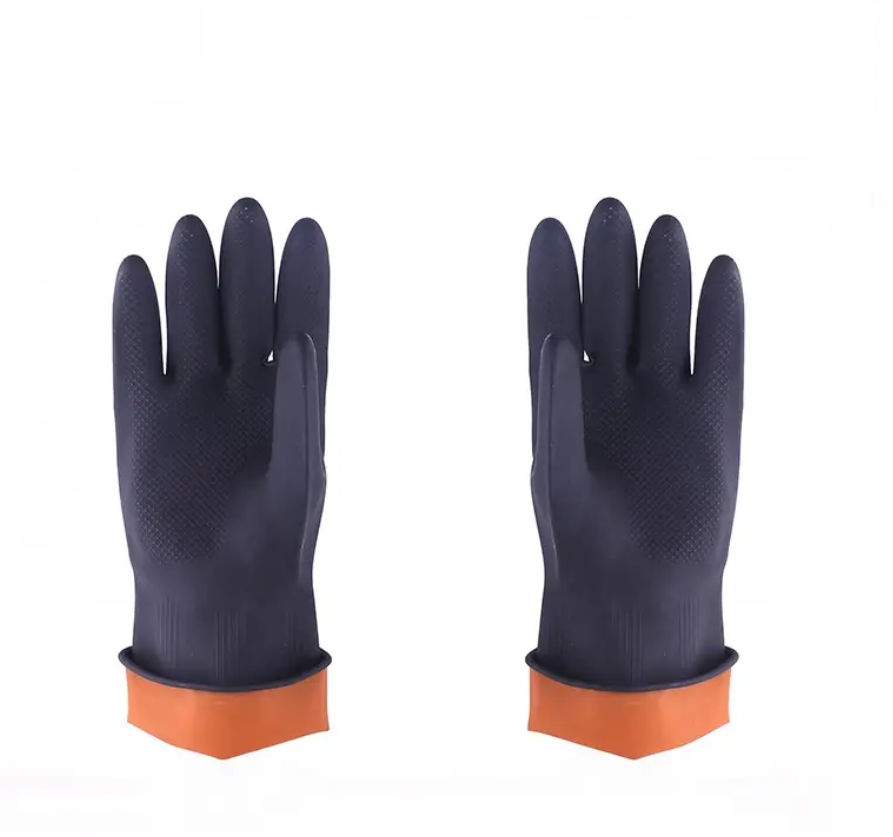 Black Industrial Gloves 01