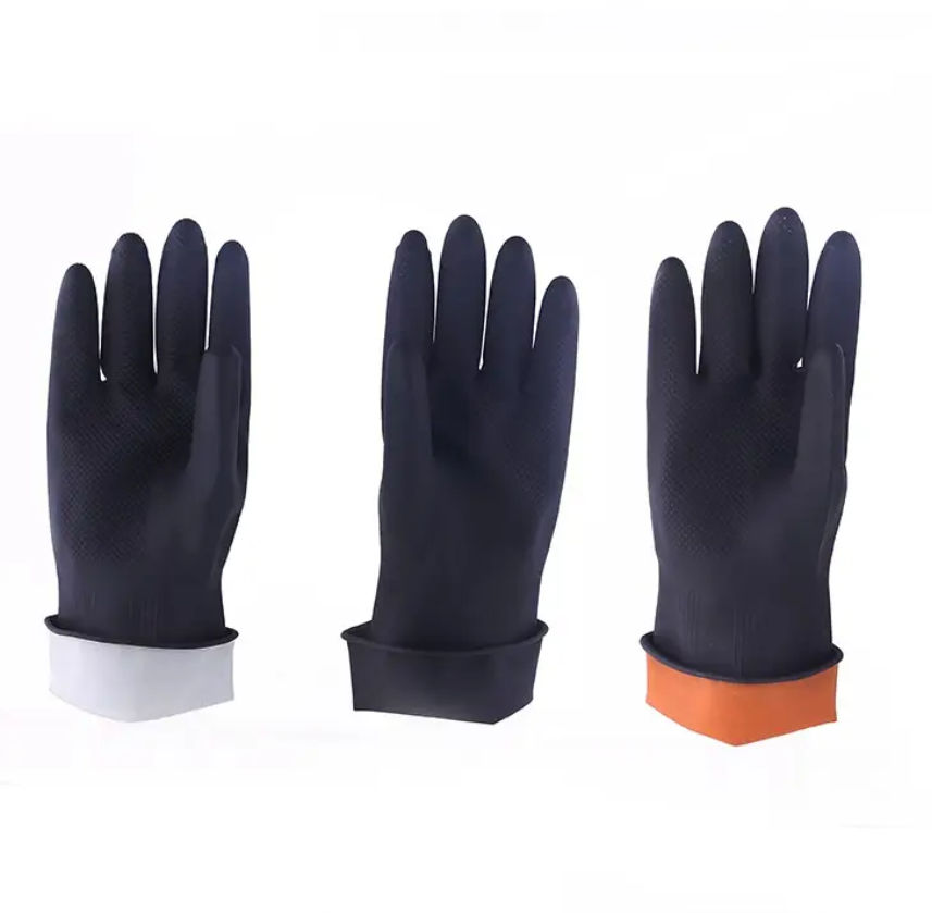 Black Industrial Gloves 01