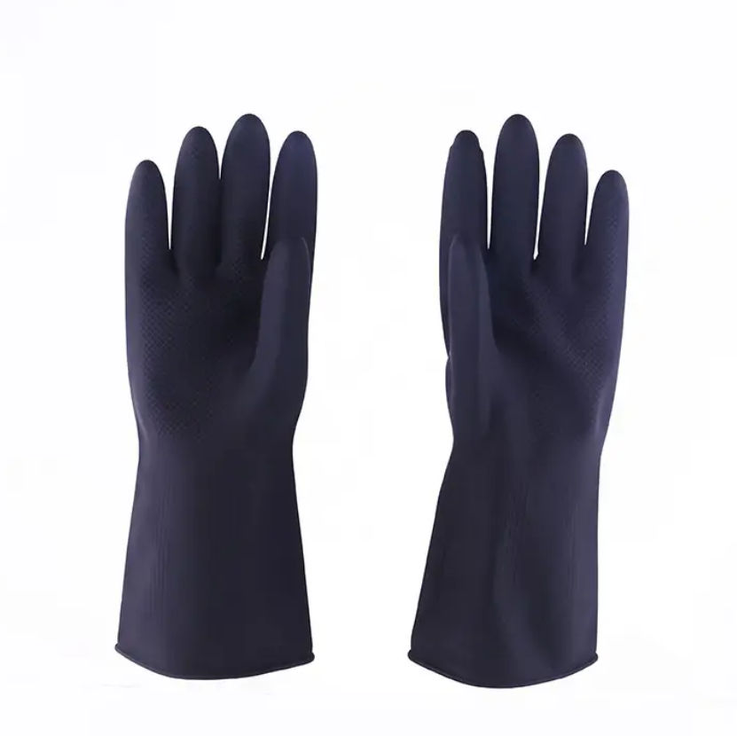 Black Industrial Gloves 01