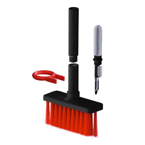 5IN1 MULTI-FUNCTION SOFT DUST CLEAN BUSH FOR COMPUTER CLEANING WITH CORNER GAP DUSTER KEYCAP PULLER REMOVER FOR GAMER PC (6251)