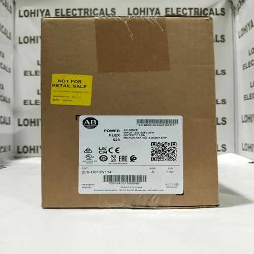 ALLEN BRADLEY POWERFLEX 525 25B-D013N114 AC DRIVE