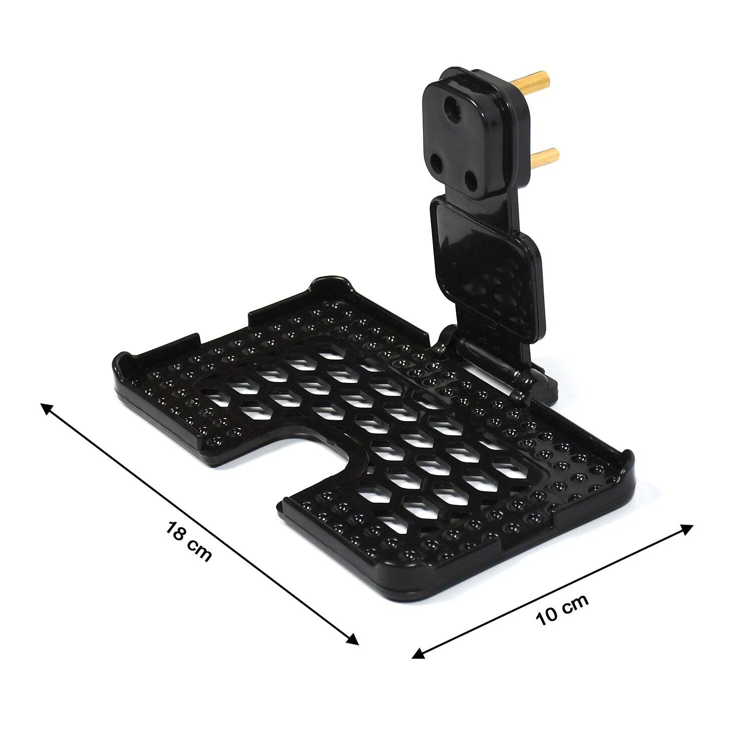 Multi-Purpose Wall Holder Stand for Charging Mobile (Black)