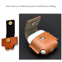 LEATHER HEADPHONES AIRPODS CASE DESIGNED FOR APPLE AIRPODS (6630)