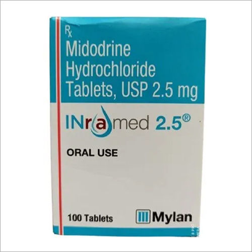 2.5 mg Midodrine Hydrochloride Tablets