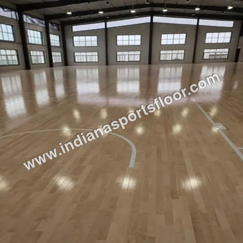 Brown 25 Mm Wooden Basketball Court Flooring