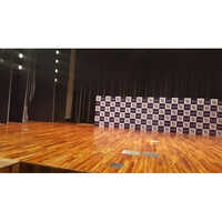38mm Brown Teak Wooden Flooring