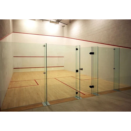 Brown Anti Skid Natural Finish Squash Court Flooring And System