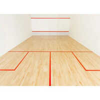 Brown Squash Court Maple Wood Flooring