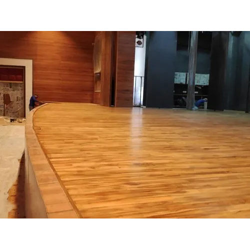 Auditorium Stage Teak Wooden Flooring