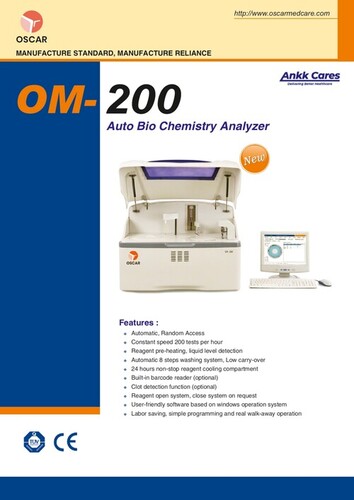Oscar Fully Auto Biochemistry Analyzer OS-200