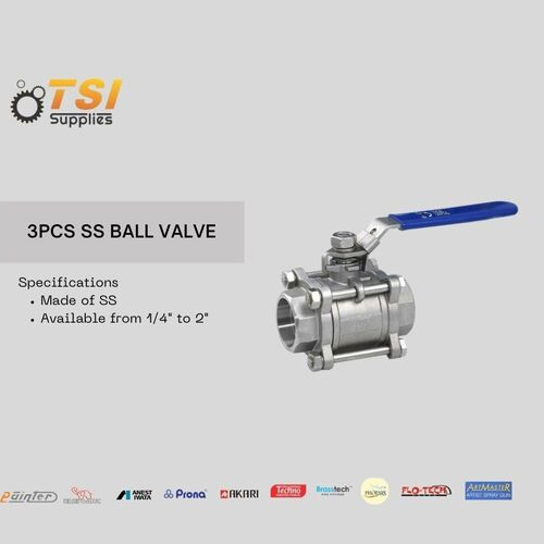 SS Ball Valve 3pcs