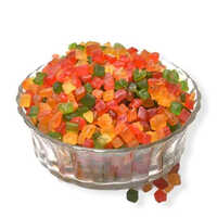 Nilons Tutti Frutti - Cube Shape Fruit Assortment | Colorful Chewy Candied Fruits, Eggless, Sweet Flavor, Packet Size, Custom Weights